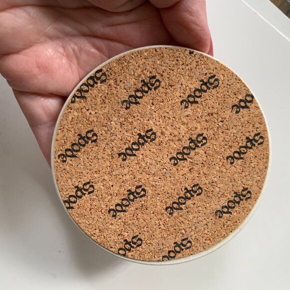 SPODE ROUND COASTERS 4 COUNT CHRISTMAS TREE - Picture 5 of 5